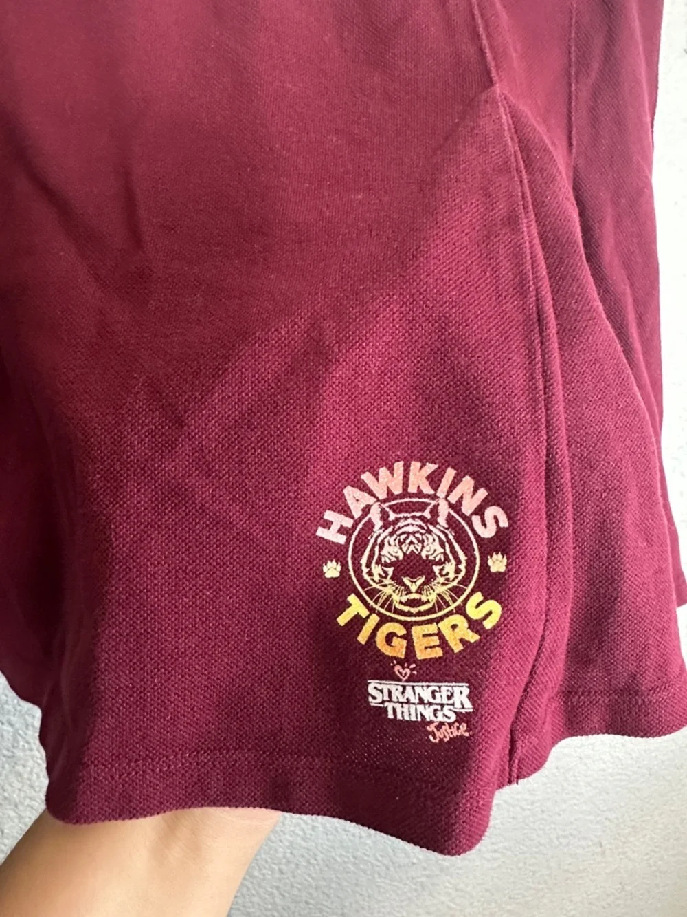 Justice‎ x Stranger Things Pleated Skirt Hawkins Tigers Youth Girls Large 12/14